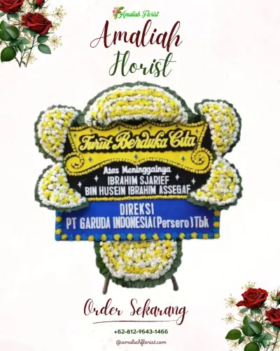 Papan Bunga Duka di Cibaduyut