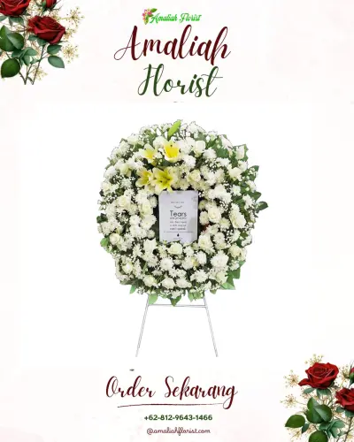 Krans Bunga Duka Cita di Cibaduyut